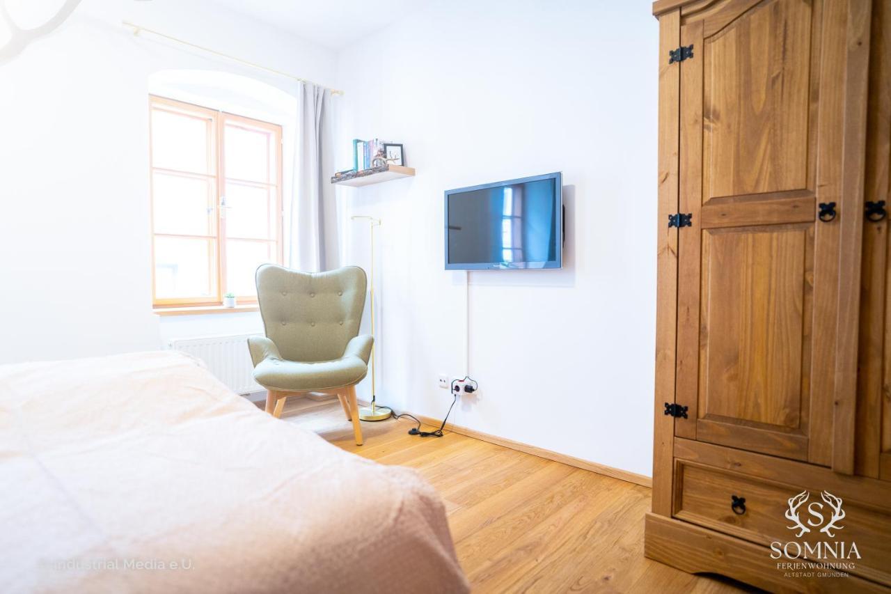 Ferienwohnung Somnia - Altstadt Gmunden Dış mekan fotoğraf
